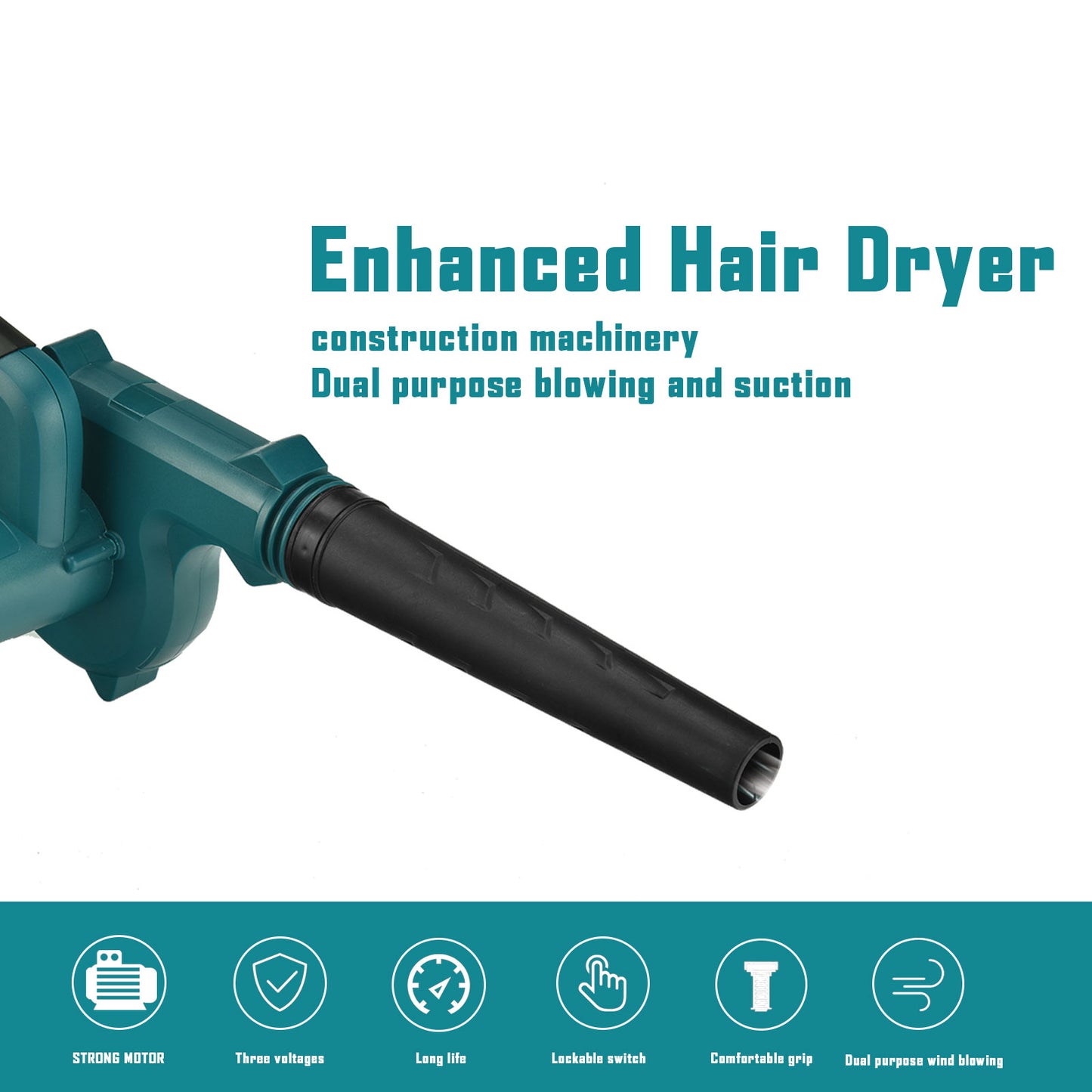 LIKI 20V cordless leaf blower,with 4.0Ah lithium battery, adjustable speed, hand-held sweeper, used for garden leaf blowing, snow blowing, fire making (4.0Ah battery and charger)
